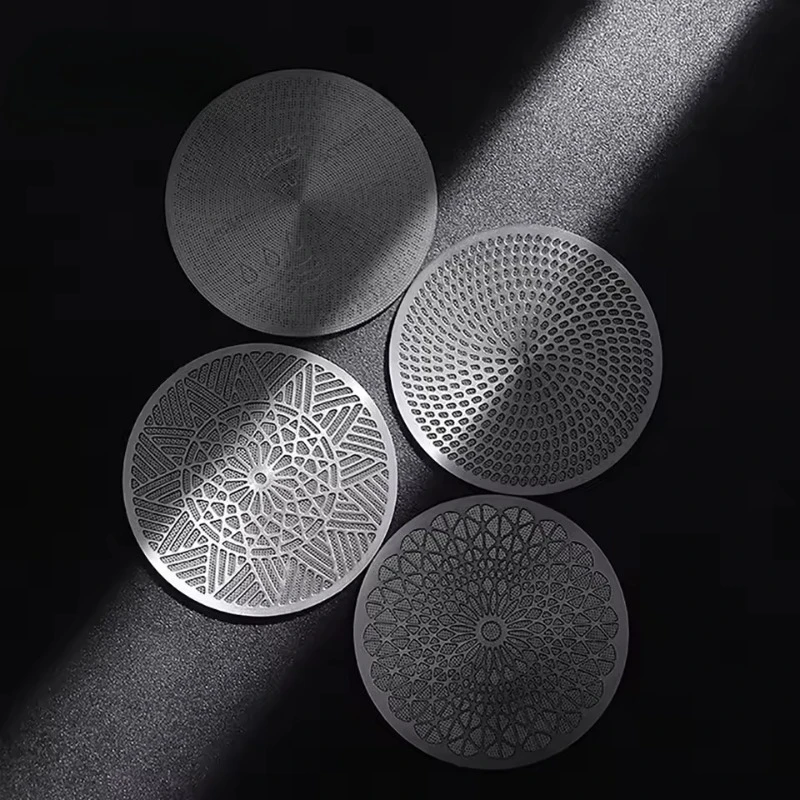 

Shower Screen 51/58mm Stainless Steel Sintered Universal Espresso Machine Even Extraction Home Barista 1Pc