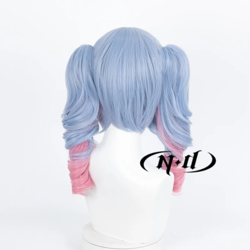 ND Hatsune Miku Cosplay Wigs Rabbit Hole Cosplay Hair Wigs Heat Resistant Synthetic for Comic Con Coser Costume Theme Party