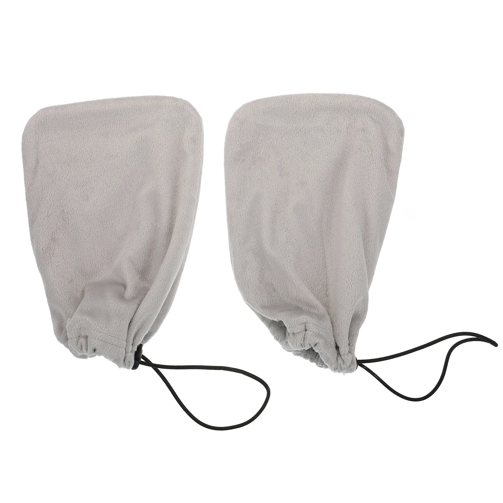 

Moisturizing Cotton 1 Pair Therapy Mitts Gray Elastic Band Wax Therapy Mitts Paraffin Hand Covers Warm