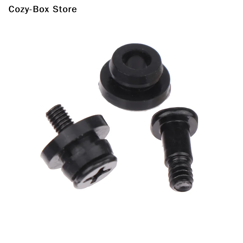 [ZY]10Pcs Black 2.5/3.5-inch Computer Case Shockproof Screws + Shock Absorption HDD Shock Absorption Screws[ZY]