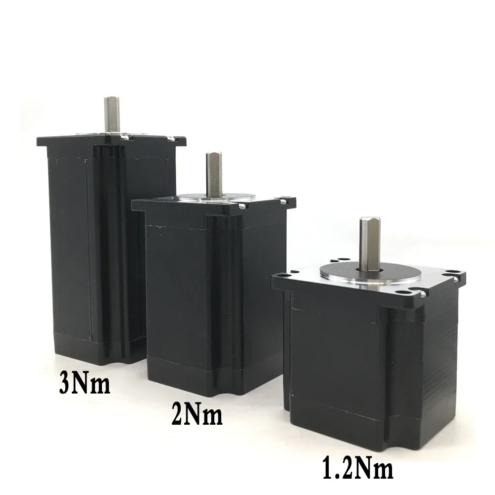 Nema23 Stepper Motor DM556 Driver Kit 3A Motor 1.2Nm 2Nm 3Nm CNC 57 Stepper Motor 56mm/76mm/112mm  for CNC Router 3D Printer