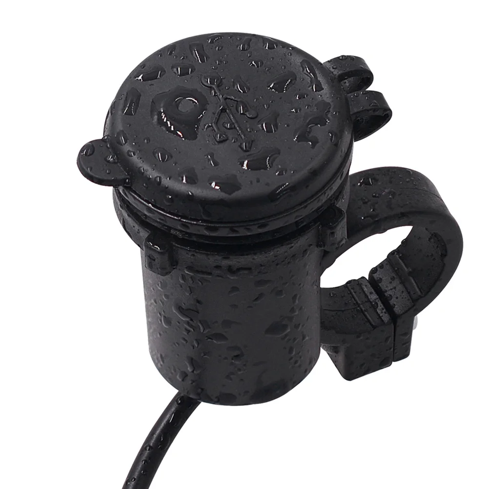 

Phone For Motorcycle Atv Waterproof Abs Housing Charging Port Black Motorcycle Usb Socket Motor Usb