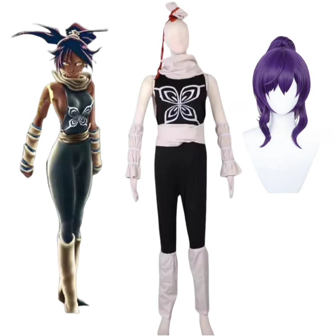 

Anime BLEACH Shihouin Yoruichi Cosplay Costumes Wig