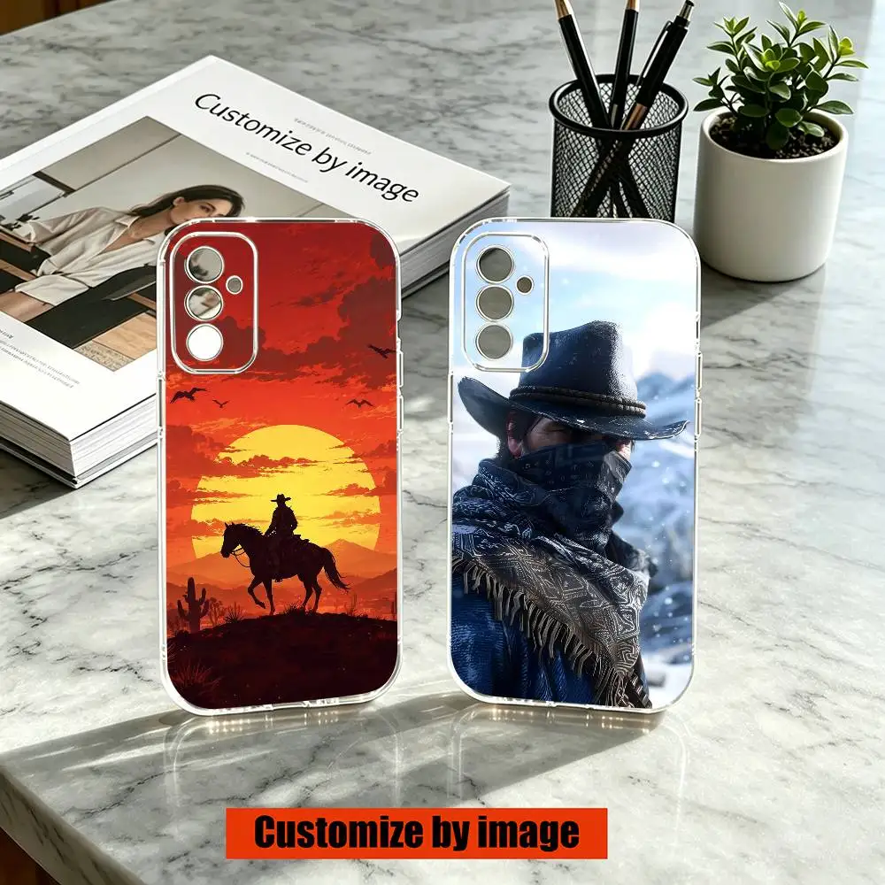 

RDR Red D-Dead 2 Gane Gift Phone Case Transparent Silicone Soft For SamsungA10,12,20,21S,30,31,40,50,51,52,70,71