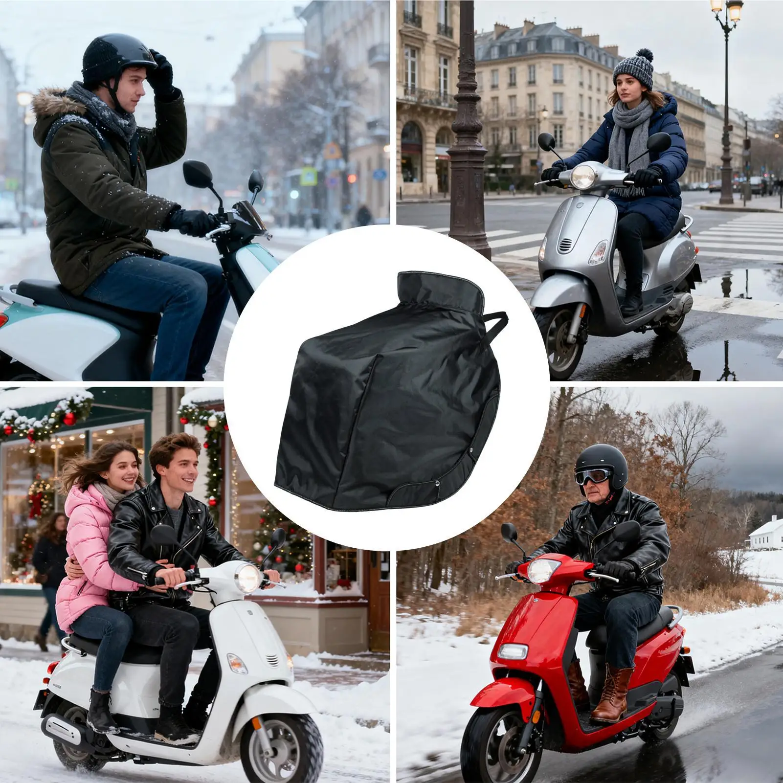 

Electric Scooter Leg Cover Waterproof With Reflective Strips Wind Guard Scooter Apron Cover For Women Men Adults Outdoor Rides