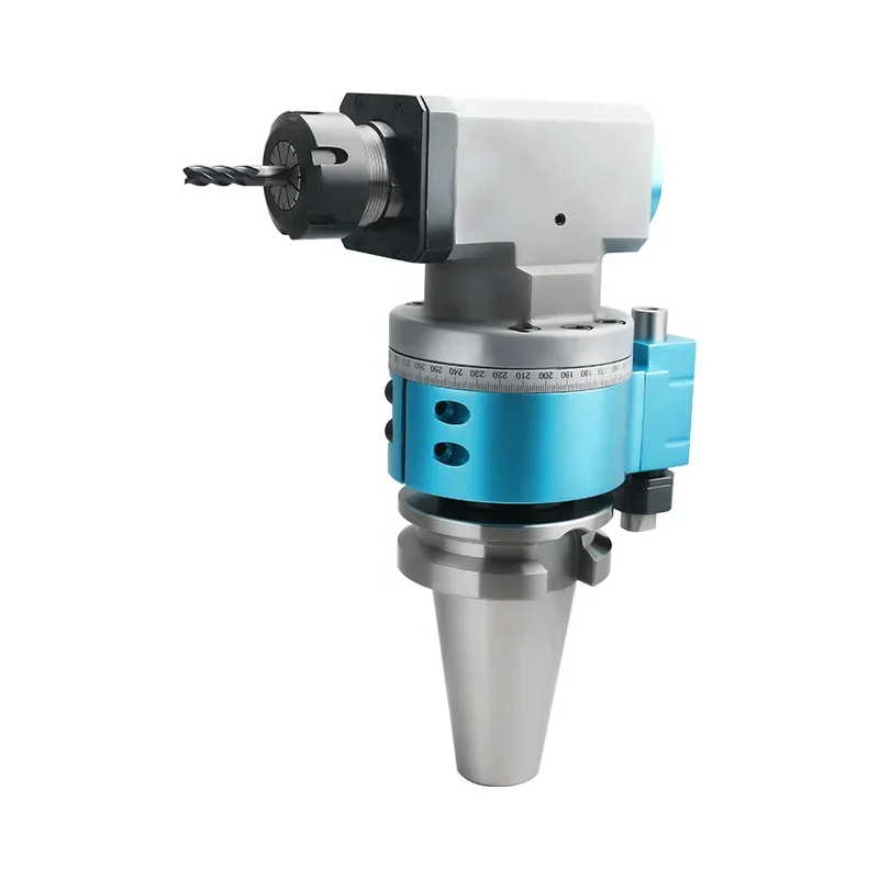 Customized Angle Head Horizontal Milling Head  HSK63 HSK80 HSK100 Drive Shank  90 Degree Angle Head