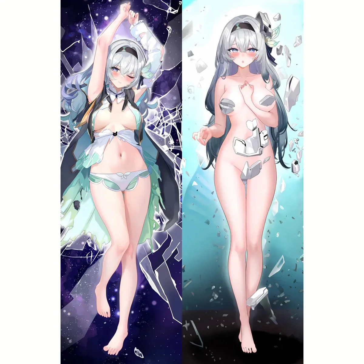 

Dakimakura Hugging Body Pillowcase 150x50cm Dakimakura Customize Anime Game Honkai: Star Rail Firefly Hugging Body Pillow Case