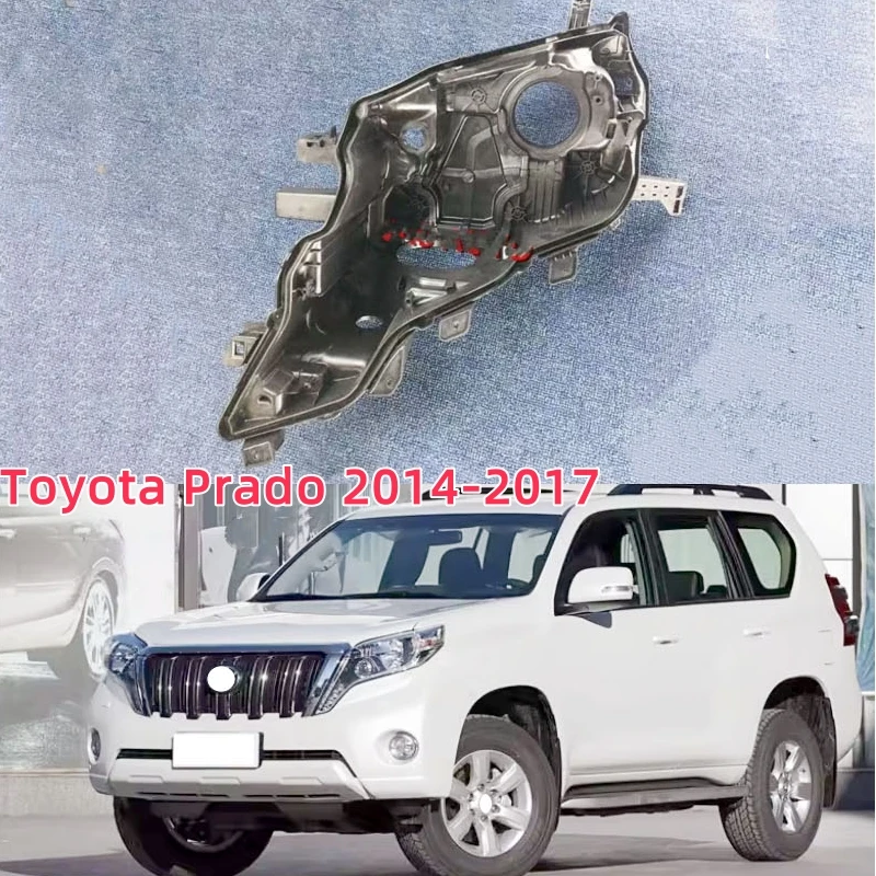 

For Toyota Prado 2014 2015 2016 2017 Headlamp Base Headlight Rear shell Replacement Headlight House Black rear shell