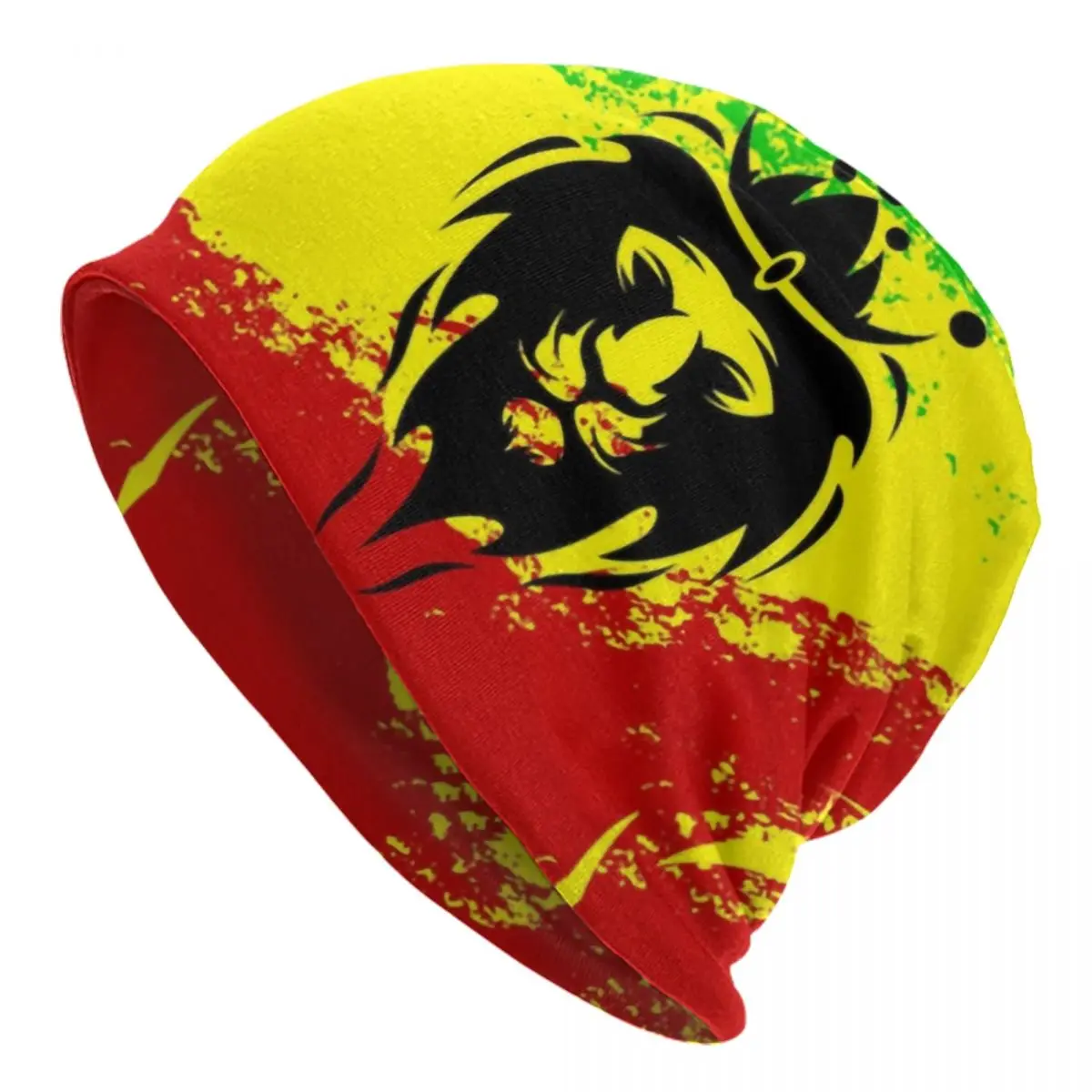 König Löwe Reggae Rasta Flagge Schädel Mützen Mützen Hip Hop Winter warme Männer Frauen Strick mütze Unisex jamaika nischen stolzen Motorhaube Hüte