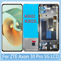 6.67'' Original AMOLED For ZTE Axon 30 Pro 5G LCD Display Touch Screen For  Axon 30 Pro 5G A2022L LCD Digitizer Assembly Repair