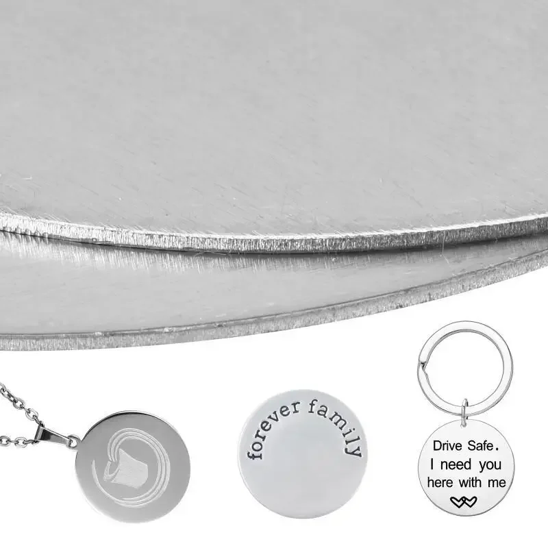 Picture 6: 304 Stainless Steel Disc Round Sheet Metal 0.5/1/1.5/2mm Thick Dia 50/60/80/100mm Polished Flat Washer Gasket