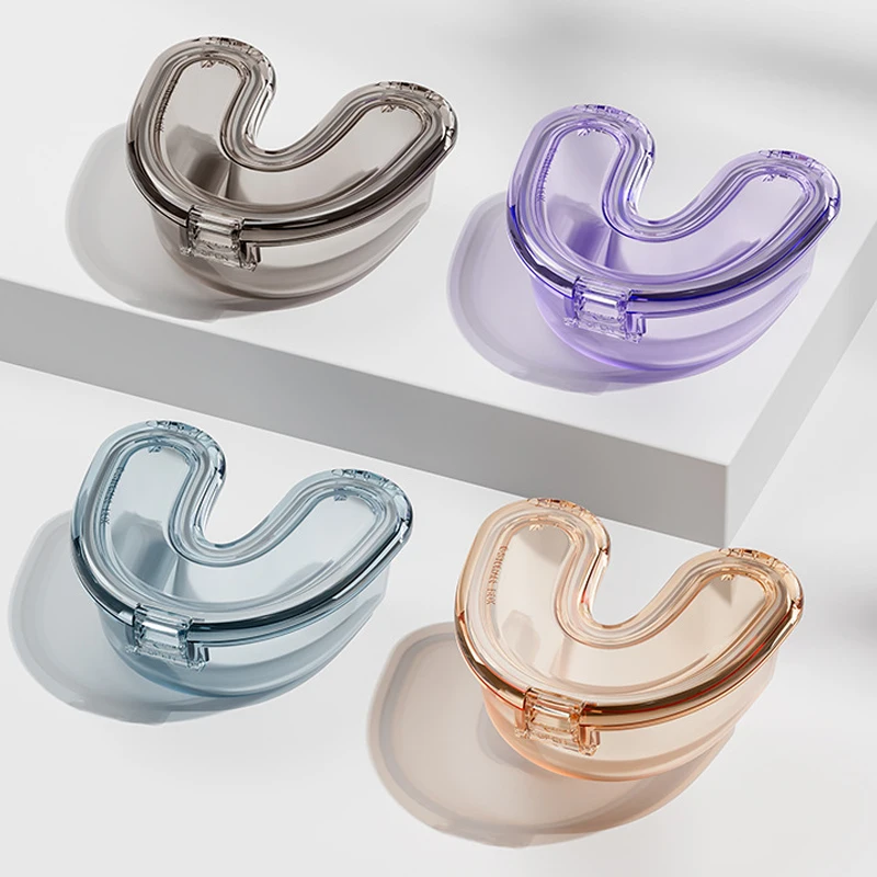 

Чехол для зубных протезов, герметичный U-образный прозрачный ящик для зубных протезов, контейнер для каппы, простой герметичный контейнер для хранения протезов для ухода за полостью рта