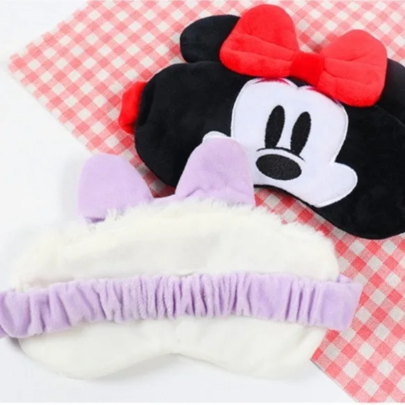 Disney cute classic soft and cute girl heart nap eye mask cartoon plush eye mask