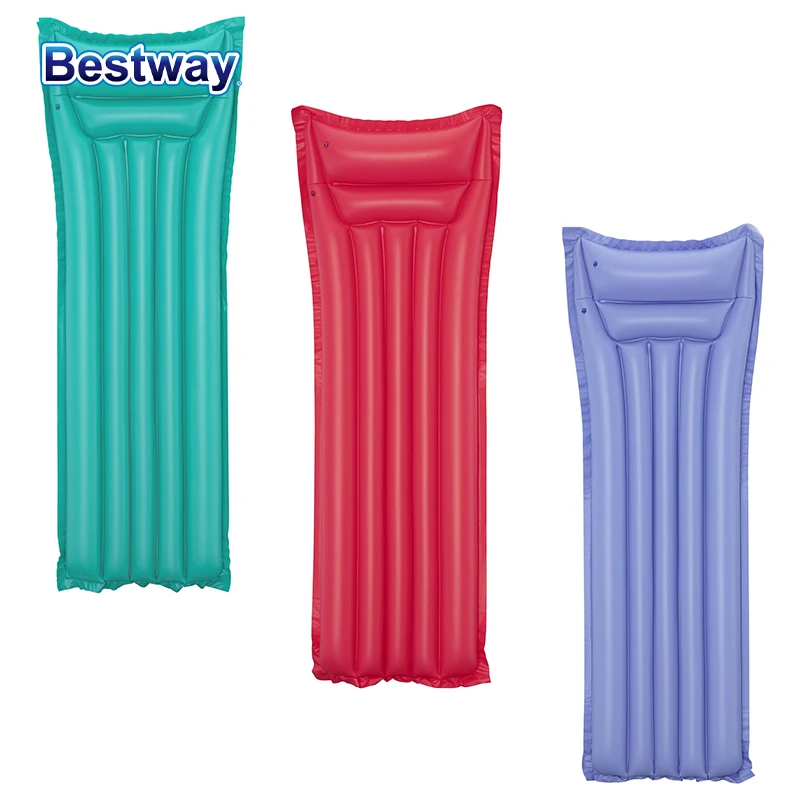 Bestway 44007 Summer, Flotador Inflable para Piscina para Adultos, 3 Colores a Elegir, Cojín Inflable para Piscina