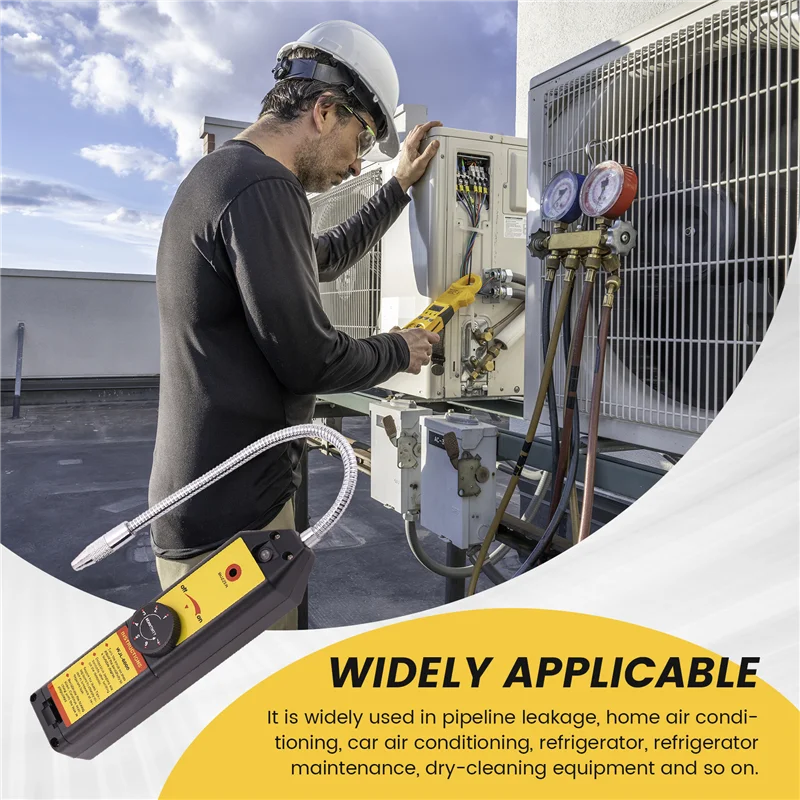 VVNB-WJL-6000 كاشف تسرب الفريون كاشف تسرب الهالوجين المبردات الغاز HVAC R22 R410A R134A R1234YF Cfcs HCFC الكاشف