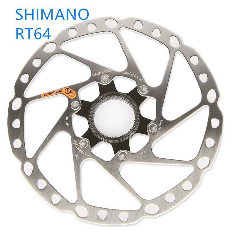 Shimano  SM RT64 CENTER LOCK Disc Brake Rotor Technology MTB Mountain Bicycle RT64 160MM 180MM 203MM XT SLX DEORE MTB Bike