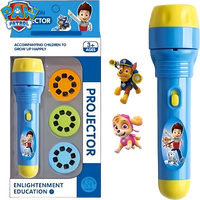 Cartoon PAW Patrol Chase Creativity Toy Child Torch Lamp Flashlight Projector Toy Anime Flashlight Projector Torch Lamp Puzzle