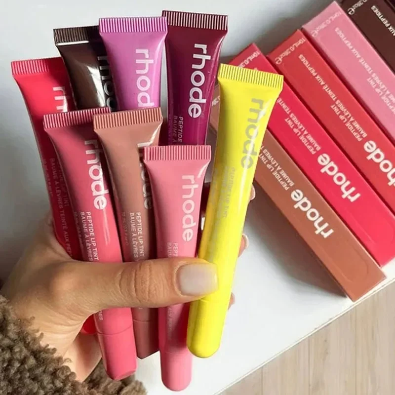 RHODE maquillaje brillo de labios hidratante de labios funda de teléfono para iPhone nuevo cinta de galleta de azúcar tostada Jelly Bean Pbj Lemontini lápiz labial