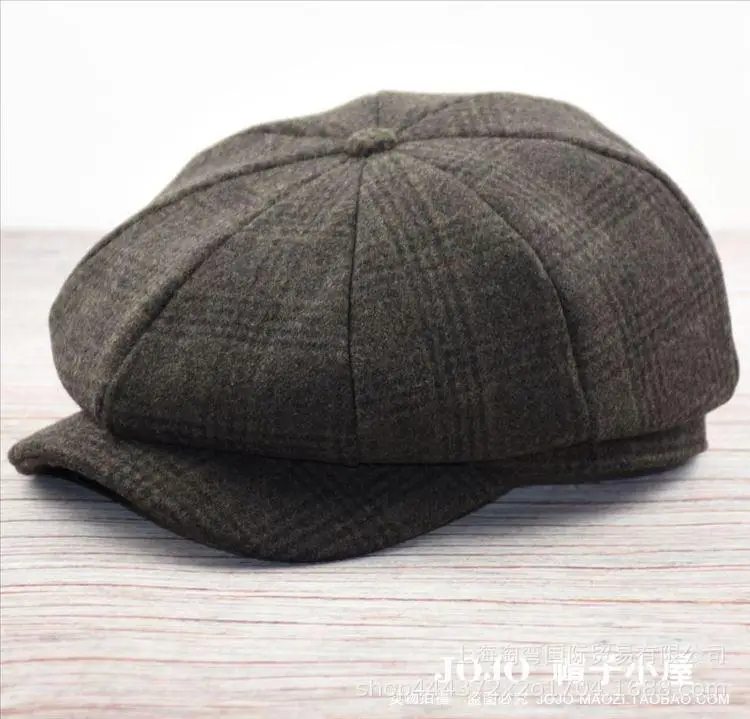Oohmy Männer klassische Newsboy Gatsby Hut für kleinen Kopf und großen Kopf Oversize Plus Size Blend Wolle Vintage Flat Ivy Cabbie Cap Geschenke – Detail 33