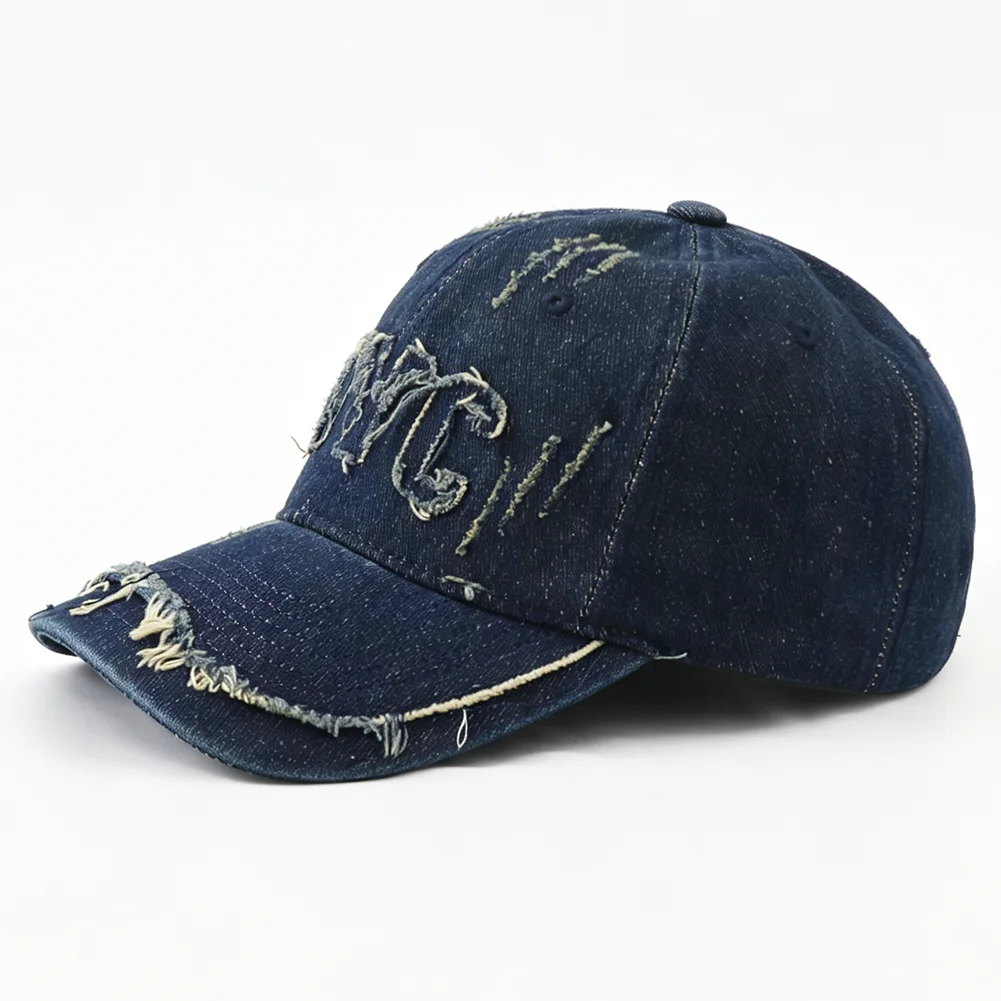 Casquette de baseball en denim - Embroidery Nyc avis et prix