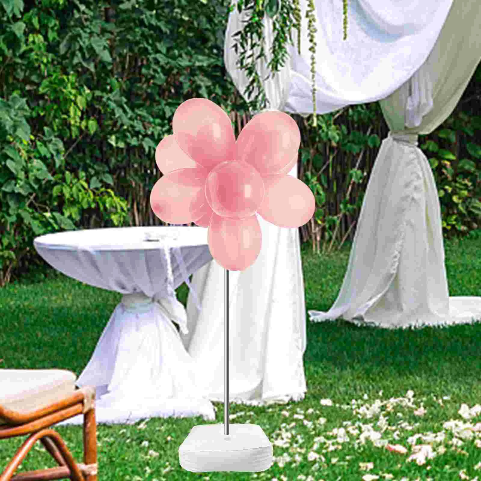 2 Pcs Balloon Arch Suit Decoration Stand Outdoor Patio Umbrella Weights Pvc Water Bags Base Beach Sand Anchor Weighted