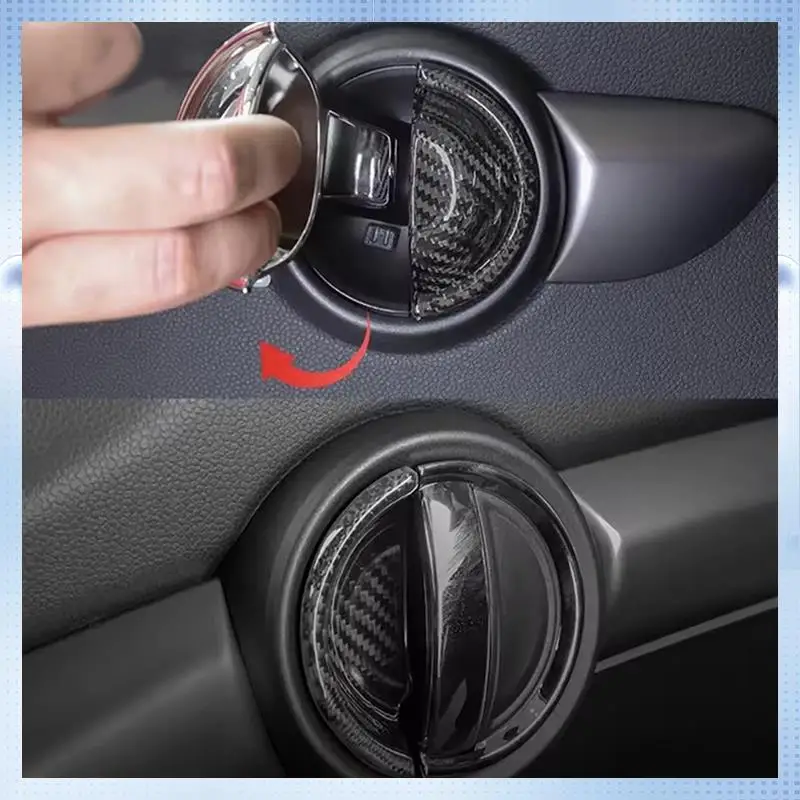 

B07A-Interior Door Handle Cover Inner Pull Handle Stickers Formini Cooper F54 F55 F56 F57 F60