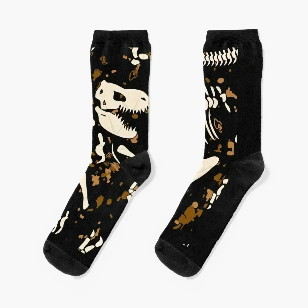 

T Rex Fossil Socks gift Run Stockings loose Socks Ladies Men's