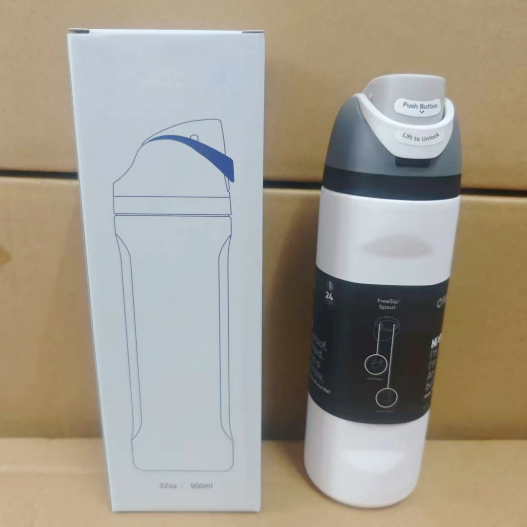 جديد 32oz زجاجة ماء مثلج 24oz فراغ كوب معزول OwalaFlask الرياضة كوب قارورة عازلة كوب ماء كوب ماء من الفولاذ المقاوم للصدأ سيارة القدح