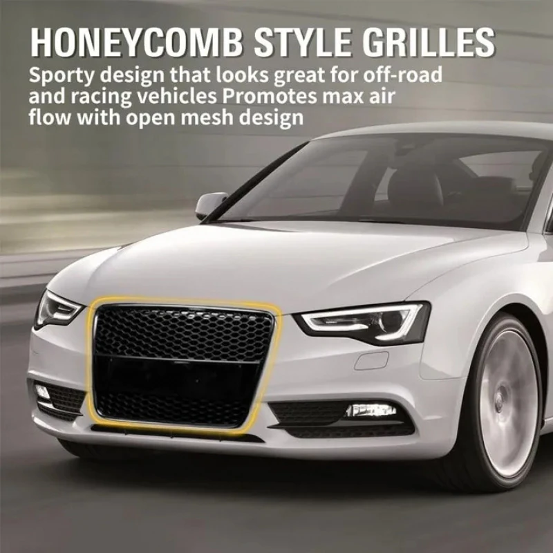 

Grille Honeycomb Sport Styling ABS Mesh Hex Grill for A5/S5 B8 8T in Stock