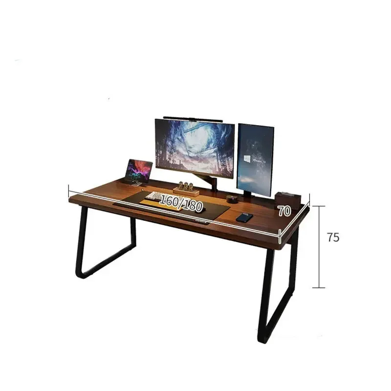 Modern Desktop Computer Desk Office Furniture Home Internet Cafe Gaming Table Bedroom Writing Desk Workbench Desk Computer Table