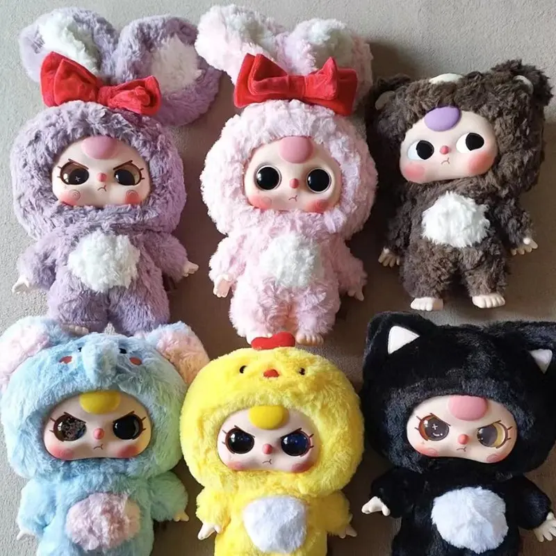 En Stock genuino 400% bebé tres cajas ciegas modelo serie caja misteriosa de felpa adorno de juguete de moda regalos creativos de Navidad