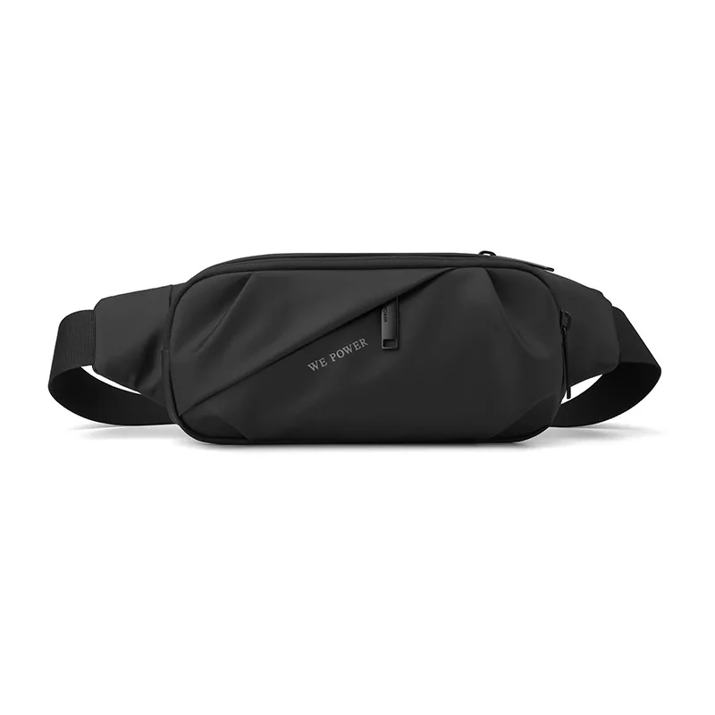 Riñonera deportiva a la moda para hombre, bolso de pecho informal para correr al aire libre, paquete de pecho, bolso de mensajero para teléfono