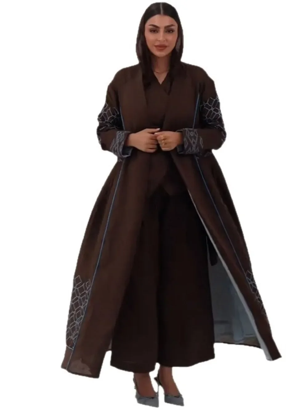 

Eid Women Muslim Abaya 1 Piece Cardigan Kaftan Vestidos Largos Party Caftan Jalabiya Ramadan Dubai Abayas Arab Long Robe 2025
