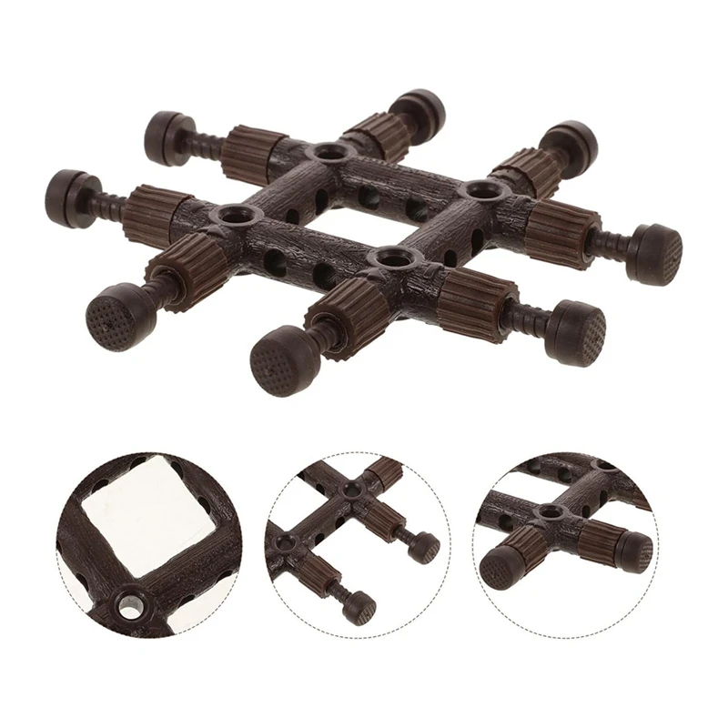 Flower Arrangement Holder Reusable Flower Grid Arranger Square Flower Frog Vase Insert