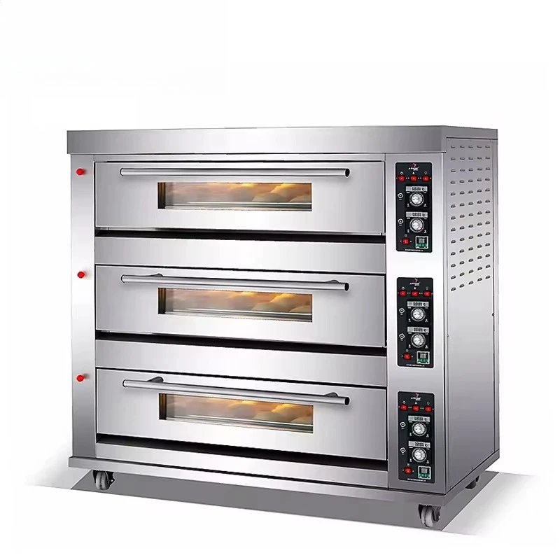 customize Smart Commercial Oven 3 6 9 Tray Digital Control Baking Proofing European Restaurant Standard