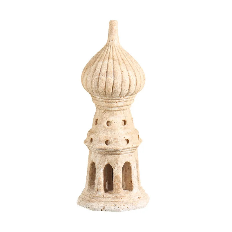 Wabi Stillwind Carving Huangdong Stone Ornament Light Luxury High Sense Simple Medium Ancient Style Model Room Soft Decorat