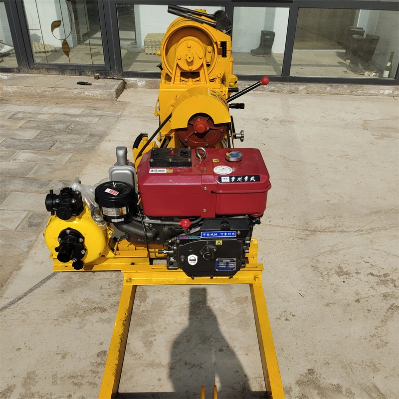 China Factory High-Quality Small Rig New Portable Hydraulic 100m Depth Exploration Drilling Rig