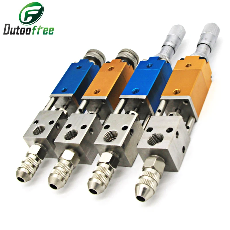 

Pneumatic UV Glue Dispenser Valve Precision Thimble Dispensing Valve Thimble Type Precision Dispensing tools