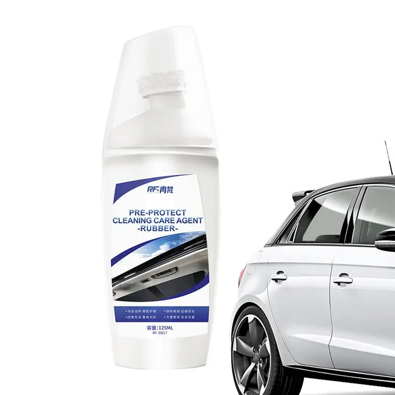 125ml Car Rubber Curing Agent Rubber Renovator Care Spray Liquid Wax Polishing Care Agent Car Cleaner Maintenance Supplies