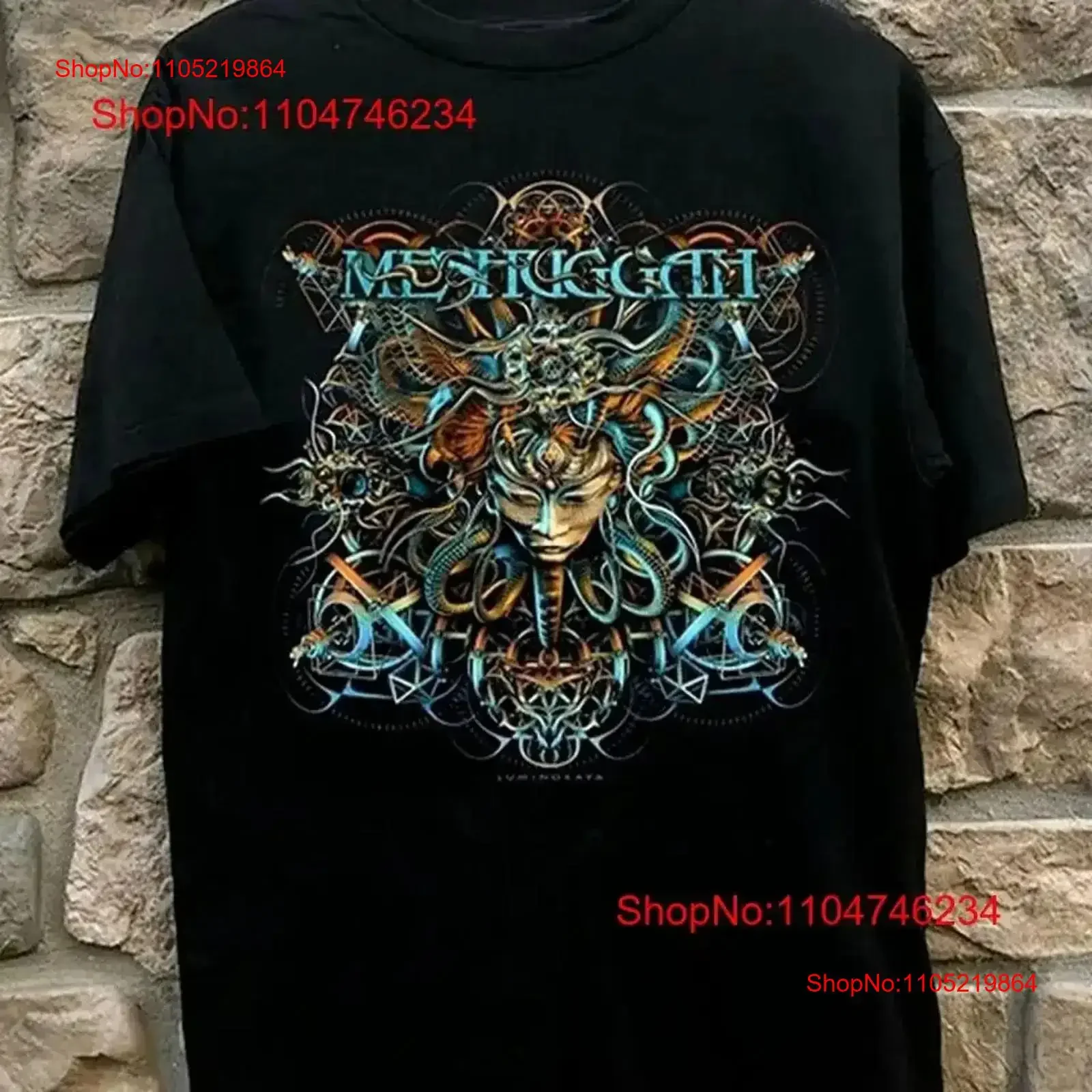 

New Meshuggah Band For Fans S 5XL T Shirt BI04_117 vintage Washed graphic fashion Stylish homme Soft vintage Washed Casual