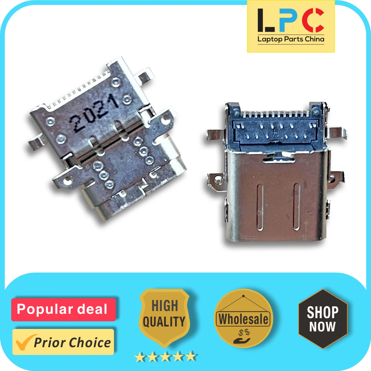 Type-C For Lenovo ThinkPad L380 Series DC Power Jack Charging Port Socket Connector Original New