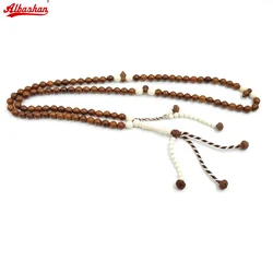 100 Natural kuka tasbih with Camel bone beads Ramdan Eid gift Misbaha Muslim prayer beads Islam Rosary