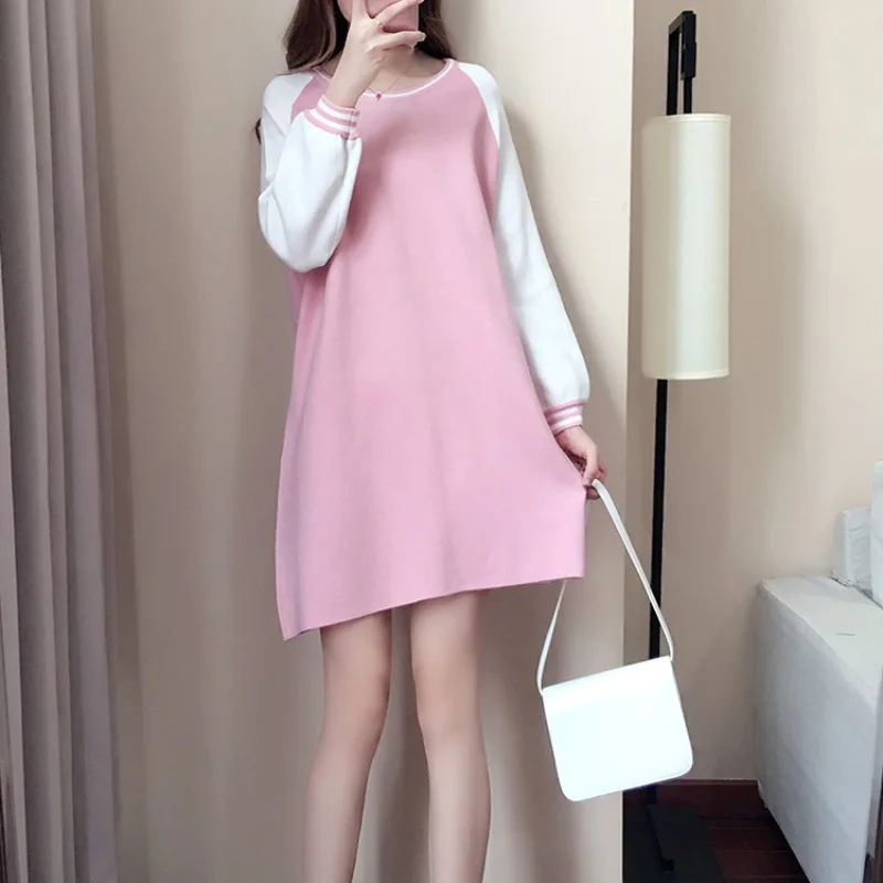 

Long Sleeve Dress Aesthetic Clothes Korean Fashion Casual Harajuku Dresses for Women