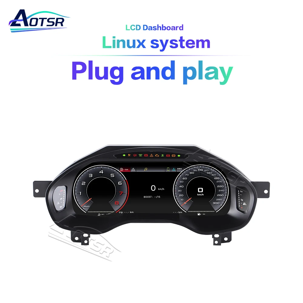 

LCD Instrument Panel For Audi A6 S6 A7 S7 2012-2018 Car Dashboard Digital Cluster Virtual Cockpit Auto Speedometer Head Unit