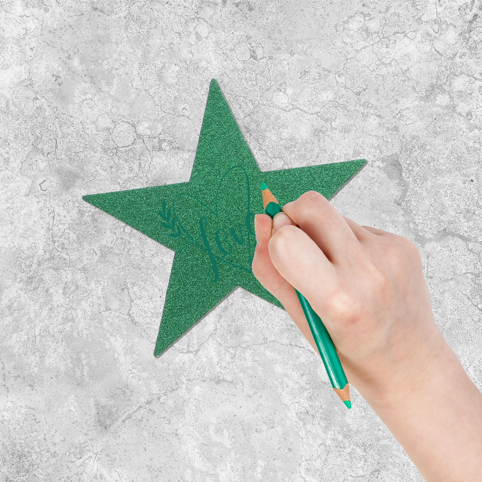 

30pcs Pentagram Paper Cutouts Graffiti Decorative Wall Art For Kindergarten School Classroom Diy Crafts Scrapbooking