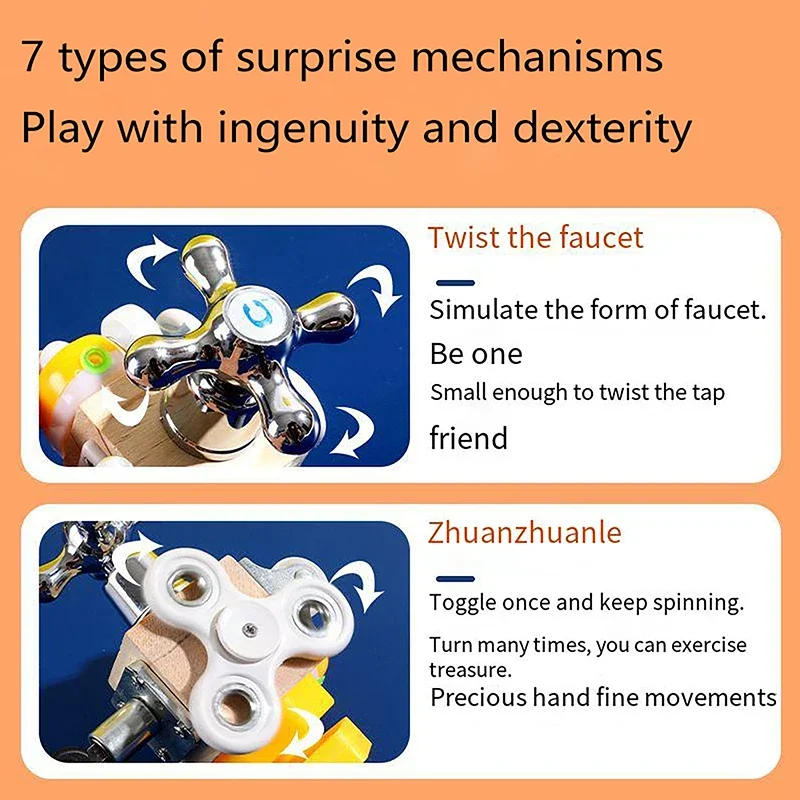 لعبة تدريب مونتيسوري الخشبية المزدحمة للأطفال للتعلم المبكر