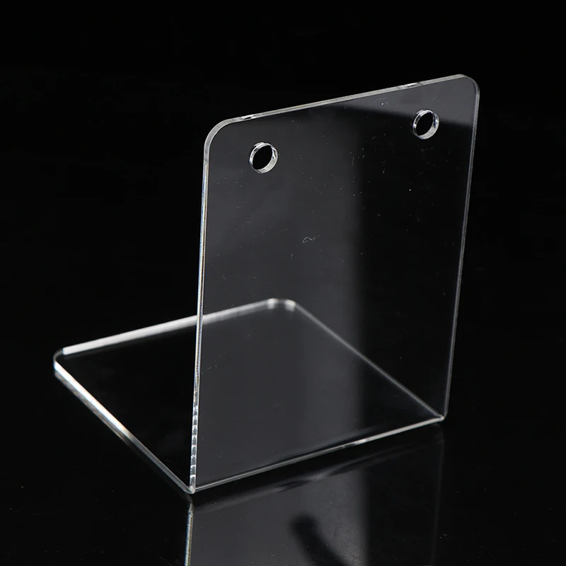 Transparent Acrylic Bookends Stand Bookshelf Desktop Decorative Storage Rack Bookend Book Holder School Stationery