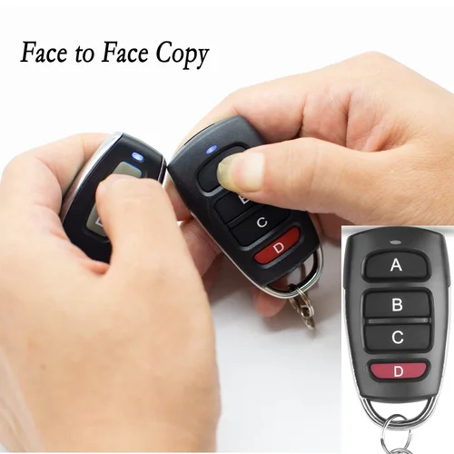 Imagen 2 del producto Duplicador 433 Mhz Control Universal de puerta de garaje Control remoto código de aprendizaje fijo clon automatización autocopia para puertas