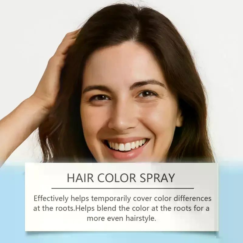 Temporary Hair Color Spray Long-Lasting Fast Cover Hair Color Pen Hair Dye Penfor Root Touch-Ups/Color Corrections 3Colors