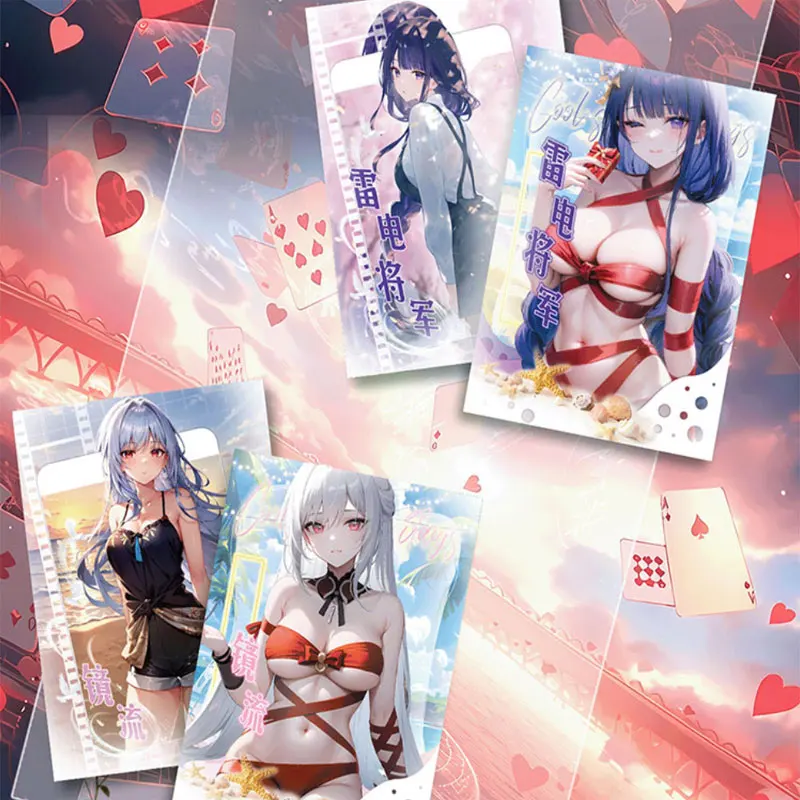 Lastest A6 Size Xinyue Collection Card Board Goddess Story Waifu Yae Miko Booster Box ACG TCG CCG Doujin Toy And Hobbies Gift